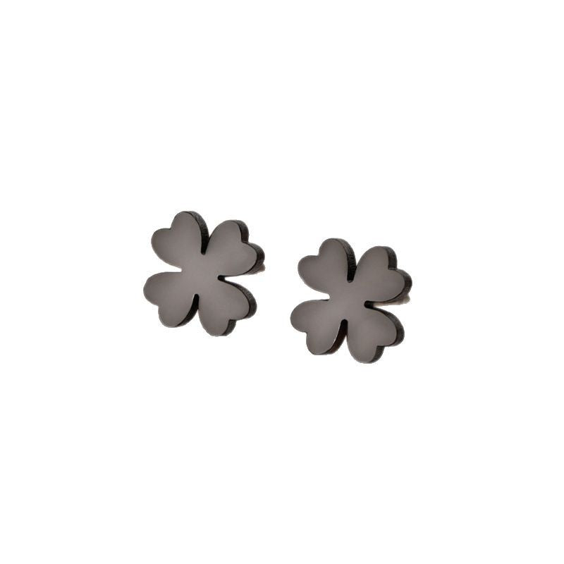 Wholesale Stainless steel heart irregular earrings
